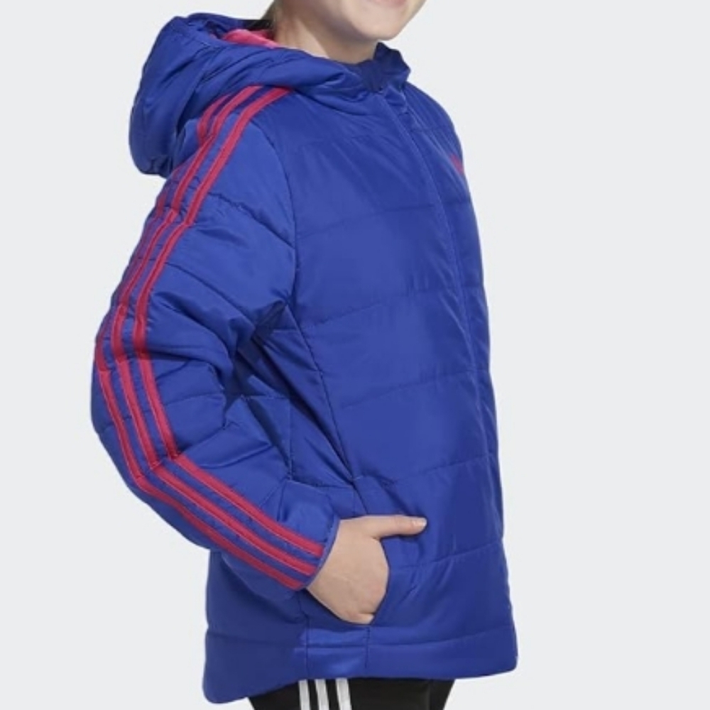 Adidas Puffer Jacket Size Medium 10/12 - Picture 2 of 6